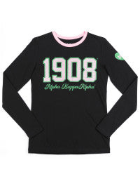AKA LONG SLEEVE TEE BLACK
