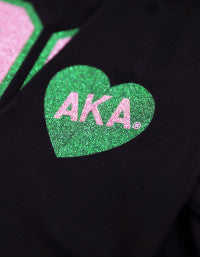 AKA LONG SLEEVE TEE BLACK