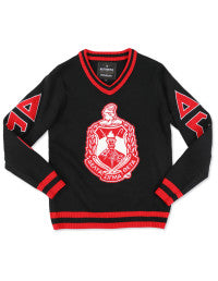 DST V-NECK SWEATER_BLACK