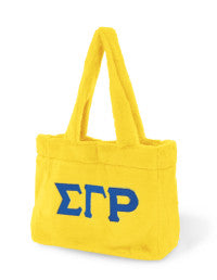 Sigma Gamma Rho Fur Bag Royal Blue