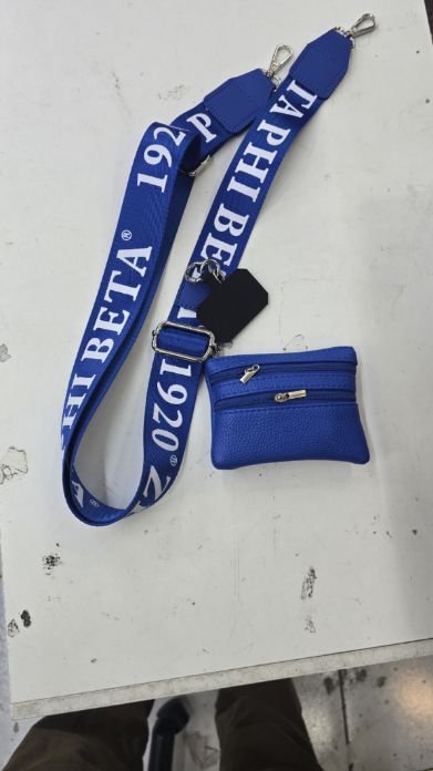 ZETA PHI BETA CLIP & GO STRAP WITH POUCH