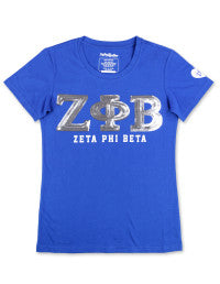 ZPB SEQUIN TEE ROYAL BLUE