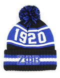 ZETA PHI BETA BEANIE BLACK