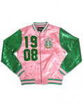 AKA SEQUIN JACKET_PINK