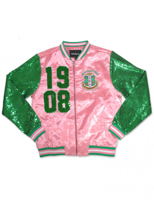 AKA SEQUIN JACKET_PINK