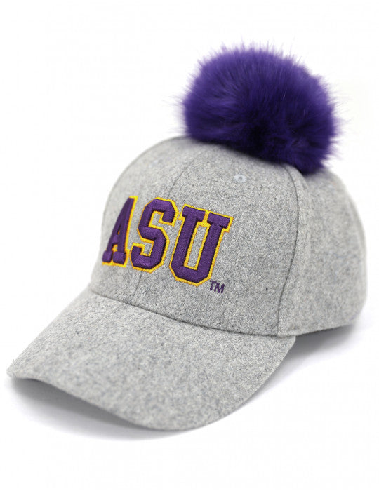 ALCORN STATE POMPOM CAP