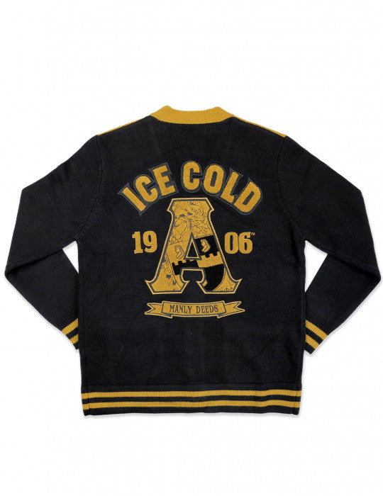 APA BUTTON DOWN SWEATER