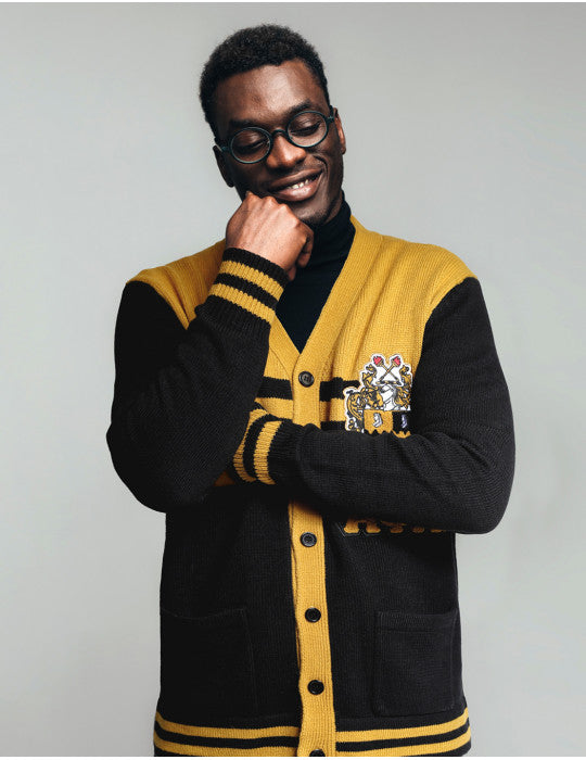 APA BUTTON DOWN SWEATER