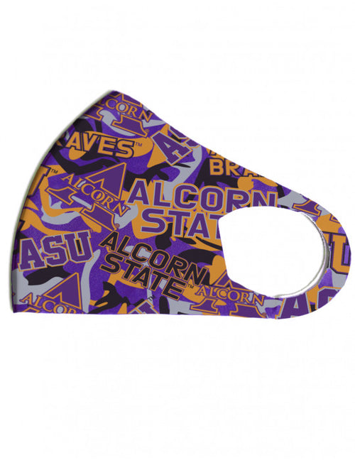 ALCORN STATE SUMMER BREATHABLE 3-D FACE MASK
