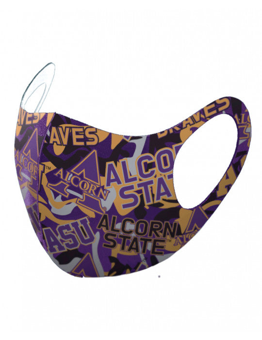 ALCORN STATE SUMMER BREATHABLE 3-D FACE MASK