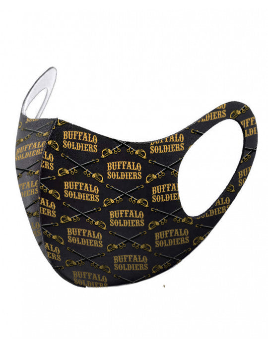 BUFFALO SOLDIERS SUMMER BREATHABLE 3-D FACE MASK