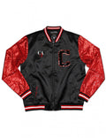 CLARK ATLANTA SEQUINS SATIN JACKET