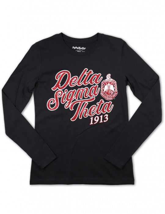 DST LONG SLEEVE TEE_BLACK