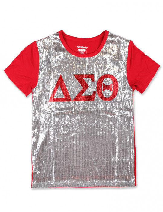 DST SEQUIN TEE_WHITE