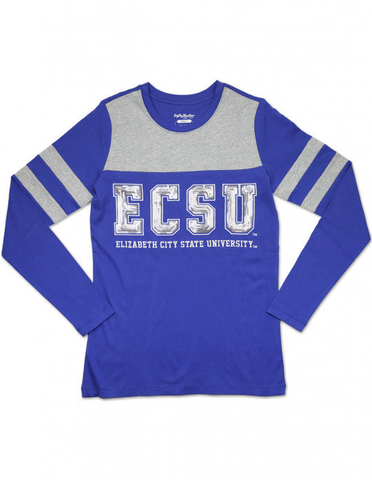 ELIZABETH CITY STATE WOMEN'S LONG SLEEVE TEE
