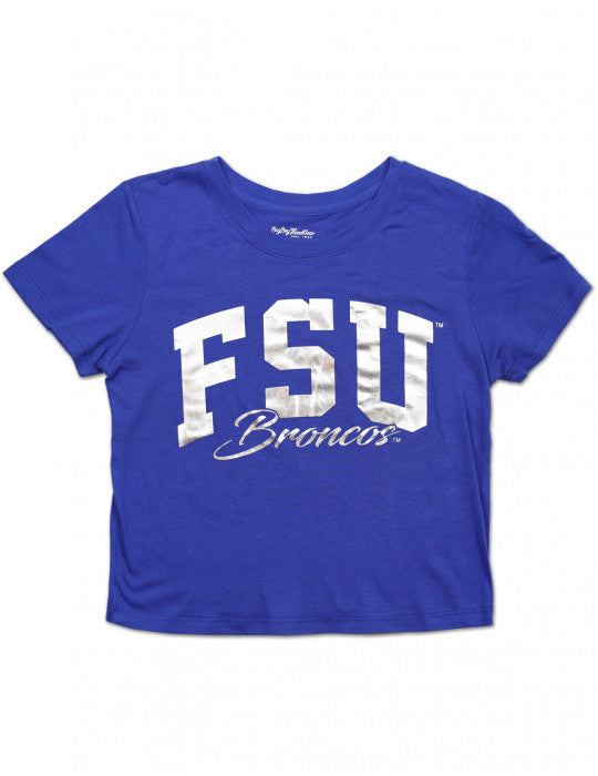 FAYETTEVILLE STATE CROPPED TEE