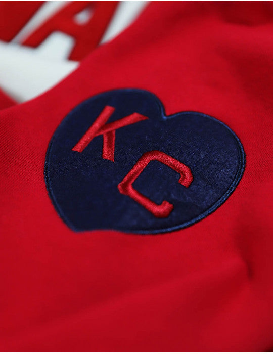 KANSAS CITY MONARCHS HERITAGE HOODIE_RED