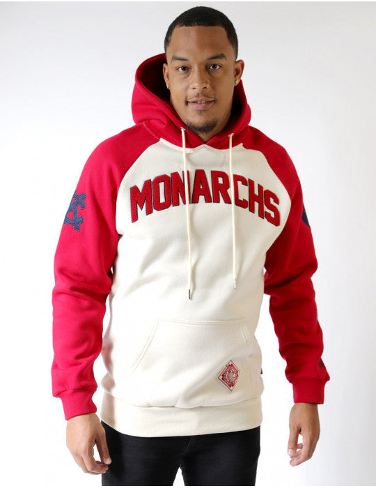 KANSAS CITY MONARCHS HERITAGE HOODIE_RED