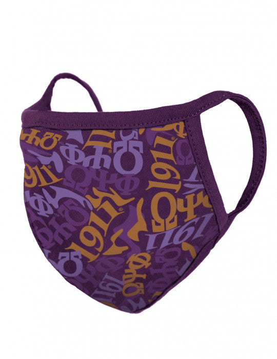 OPP CAMO PRINTED FACE MASK W/ FILTER POCKET
