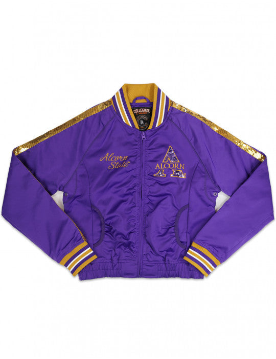 ALCORN STATE SEQUINS SATIN JACKET