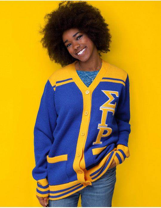 SGR BUTTON DOWN SWEATER