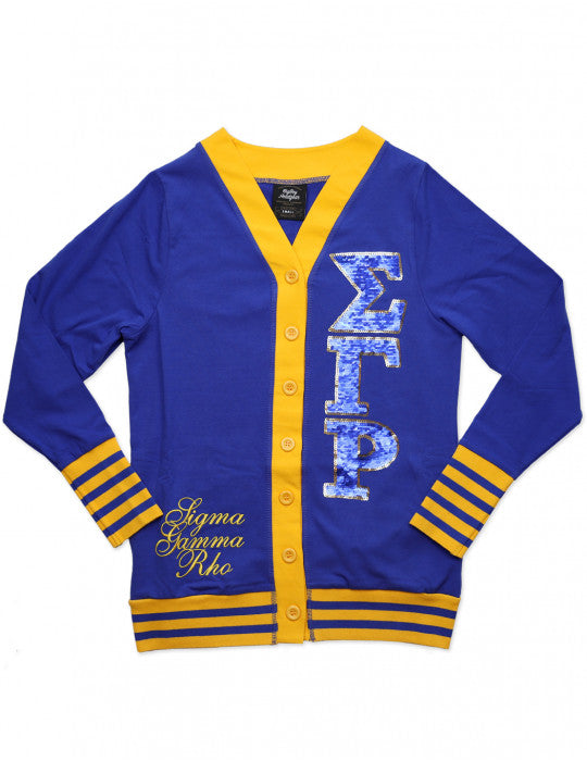 SGR SEQUIN PATCH CARDIGAN