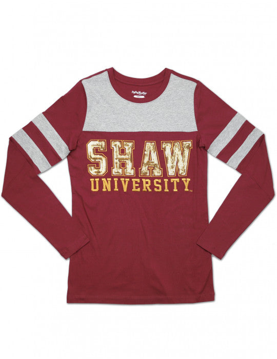 SHAW UNIVERSITY WOMEN'S LONG SLEEVE TEE