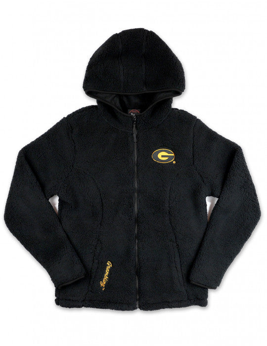 GRAMBLING STATE SHERPA ZIP UP HOODIE