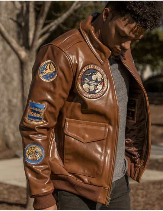 TUSKEGEE AIRMEN LEATHER JACKET