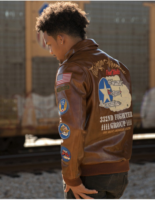 TUSKEGEE AIRMEN LEATHER JACKET