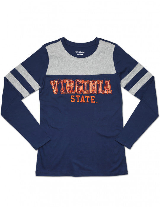 VIRGINIA STATE UNIVERSITY WOMEN'S LONG SLEEVE TEE