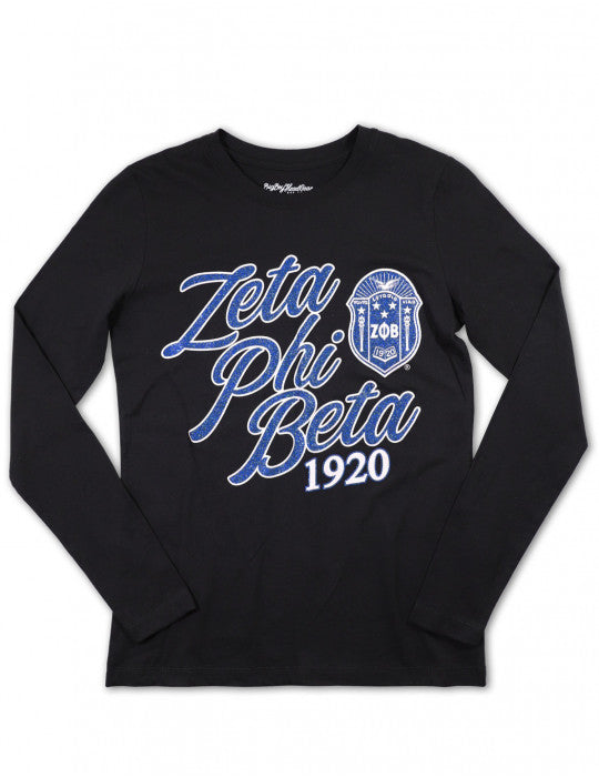 ZPB LONG SLEEVE TEE_BLACK