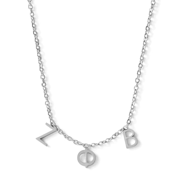 Zeta Phi Beta Name Necklace