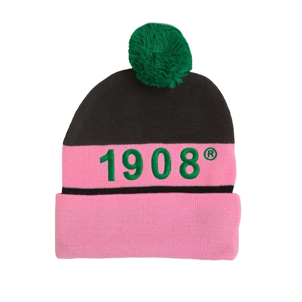 AKA EMBROIDERED KNIT BEANIE