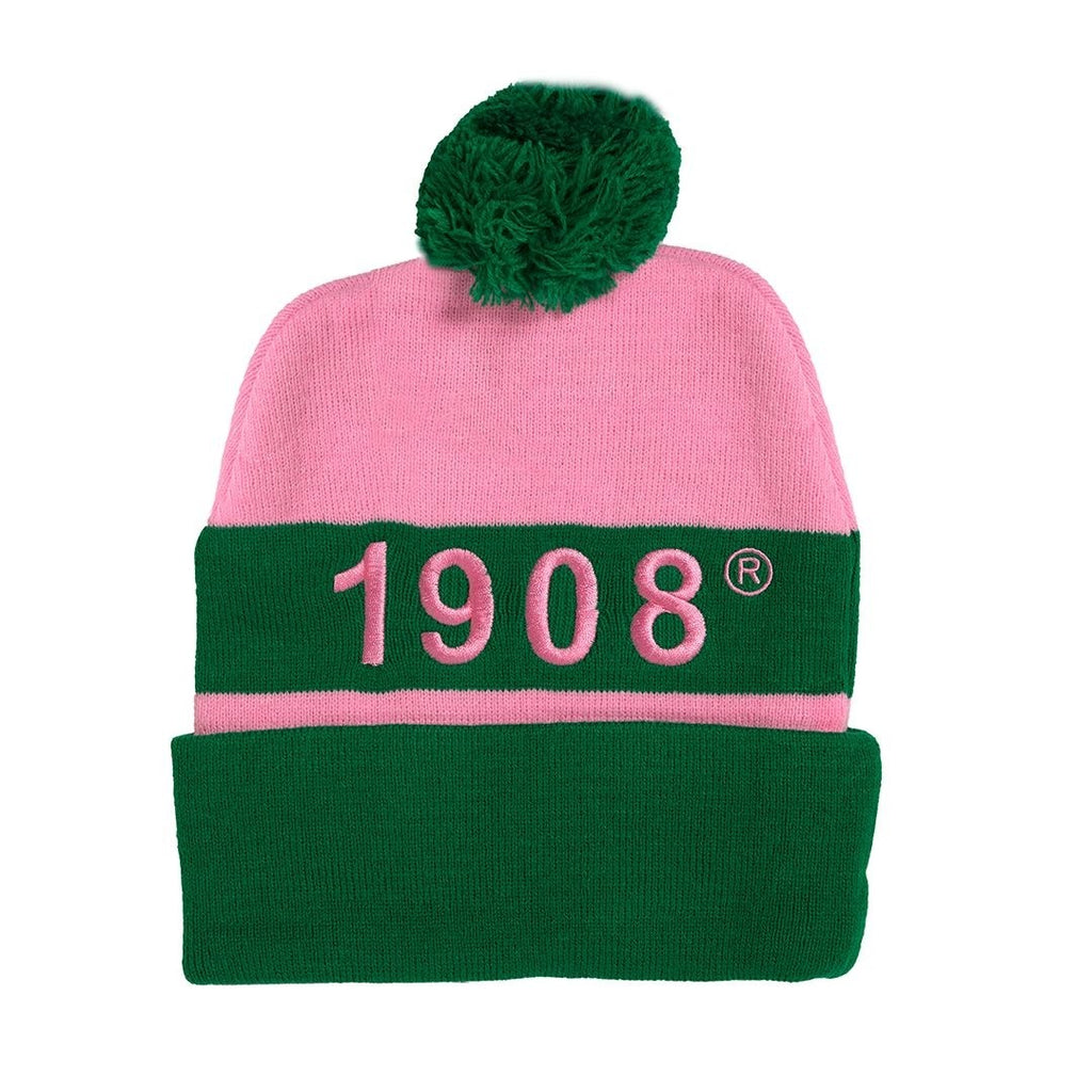 AKA EMBROIDERED KNIT BEANIE