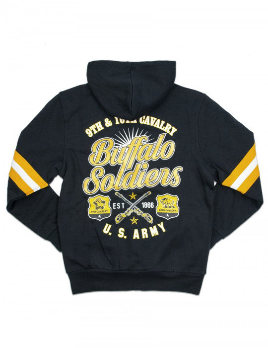 BUFFALO SOLDIERS ZIP UP HOODIE