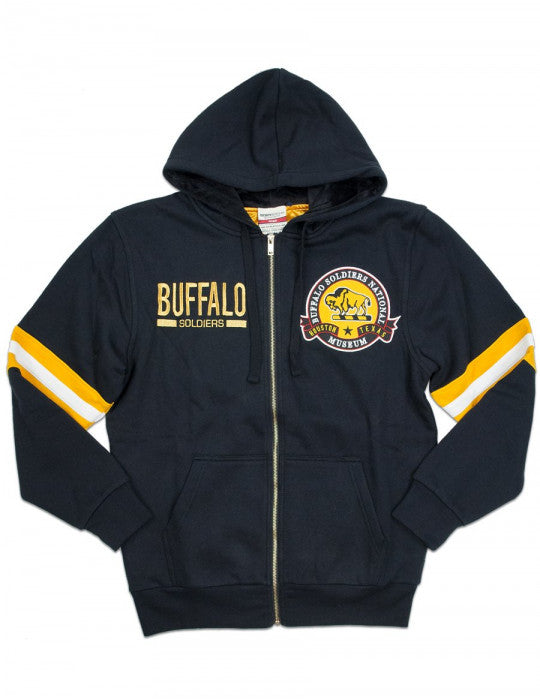 BUFFALO SOLDIERS ZIP UP HOODIE