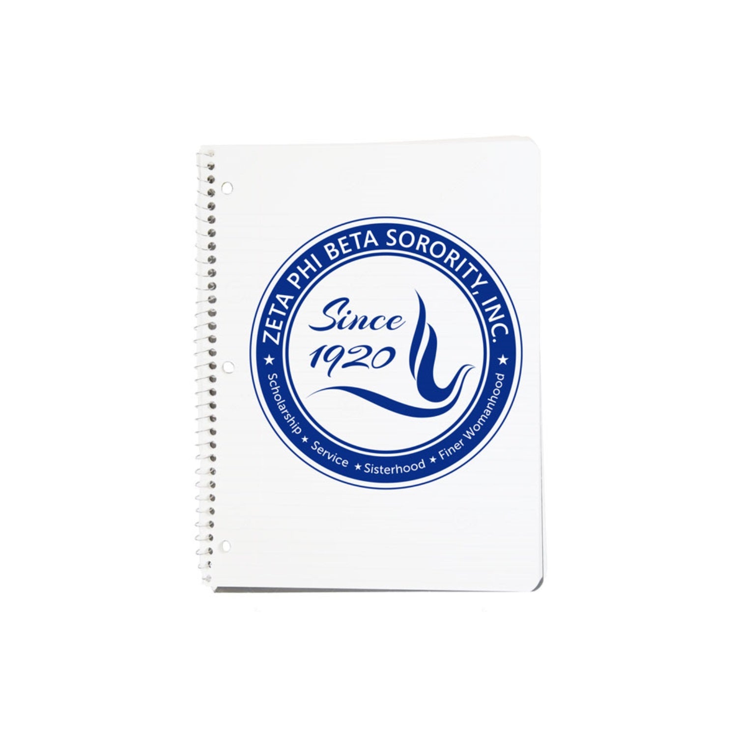 Zeta Phi Beta Spiral Notebooks